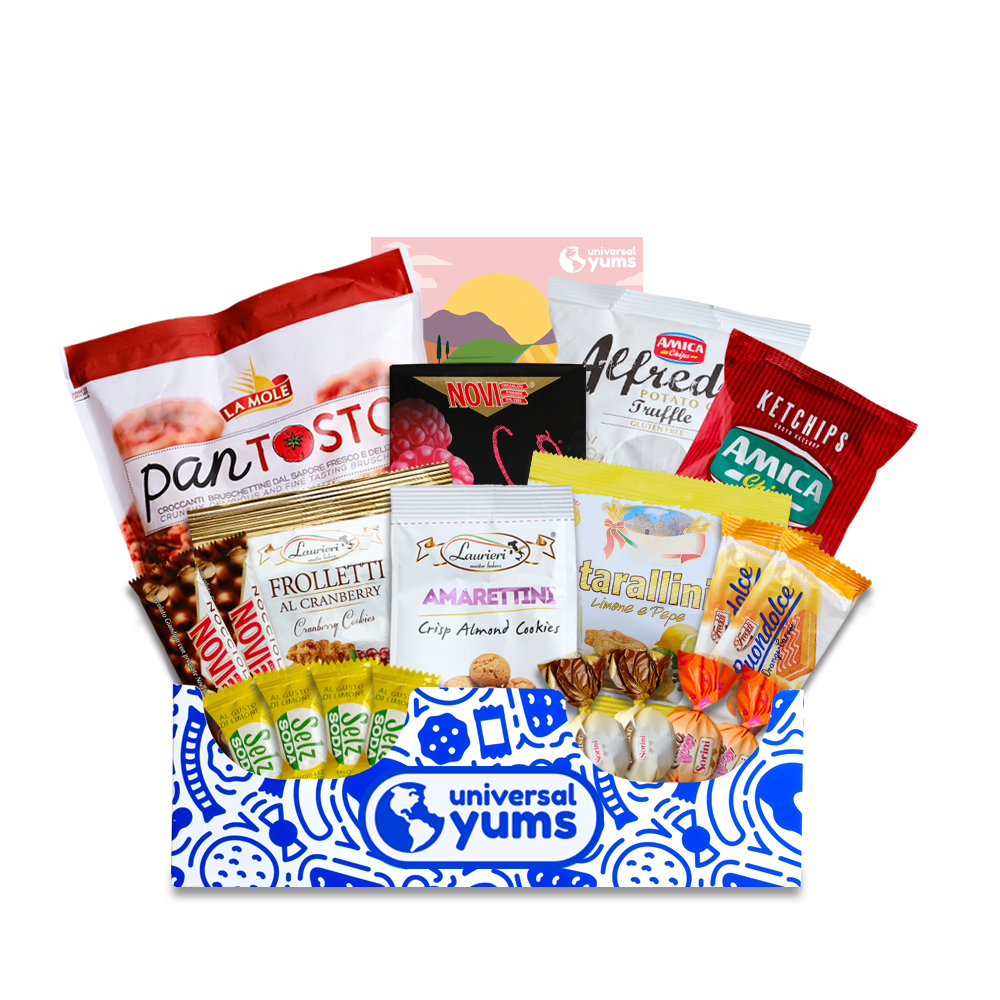 Italian Snacks - Universal Yums International Snack Box - November 2020