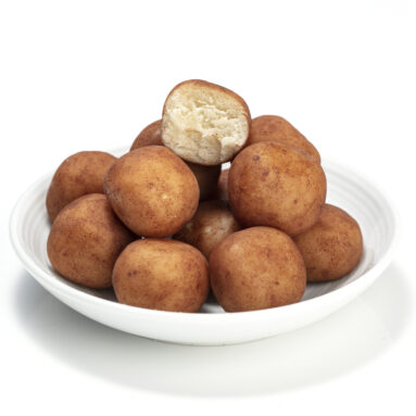 Cocoa Dusted Marzipan Balls