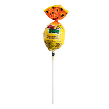 Passion Fruit Flavored Bubblegum Pops image