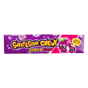 Sweet & Sour Grape Flavored Chews Package