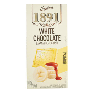 Banana & Caramel White Chocolate Bar image