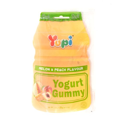 Melon & Peach Flavored Yogurt Gummies Package
