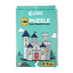 3D Castle Puzzle Pieces