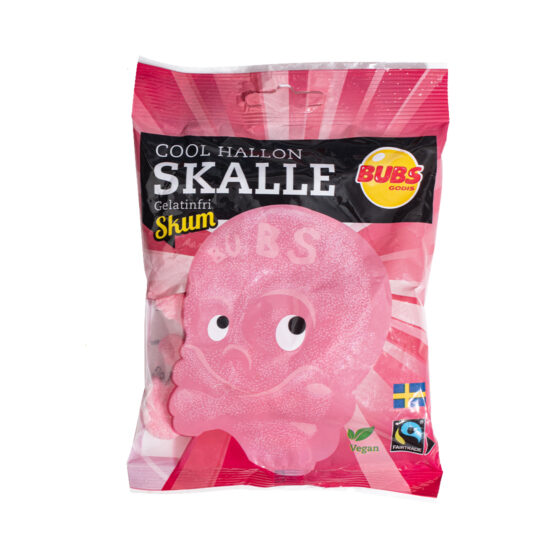 Raspberry Gummy Skulls Package