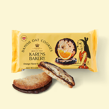 Oat Cookies With Cocoa & Orange image