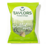 Taylors Pickled Onion Potato Crisps Package