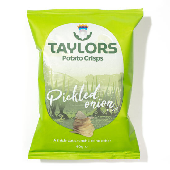 Taylors Straight Cut: Pickled Onion Potato Chips image