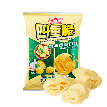 Butter Garlic Crunchy Corn Snacks image