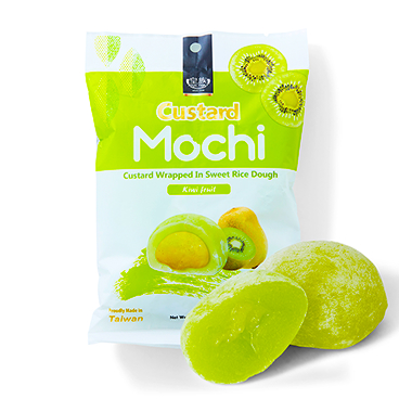 Custard Filled Kiwi Mochi image