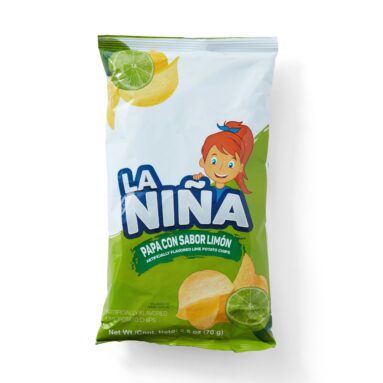 La Niña Papa Con Sabor Limón Package