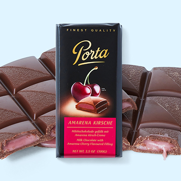 Milk Chocolate Bar With Amarena Cherry Filling image