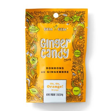Gem Gem Ginger Candy Oh, Oh Orange! Package