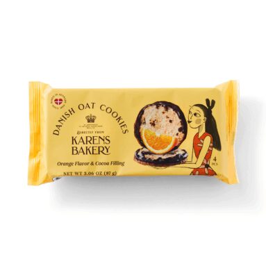 Karens Bakery Danish Oat Cookies Package