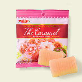 Rose & Peach  Flavored Caramels image