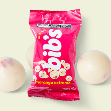 White Chocolate Bites With Strawberry Pieces image