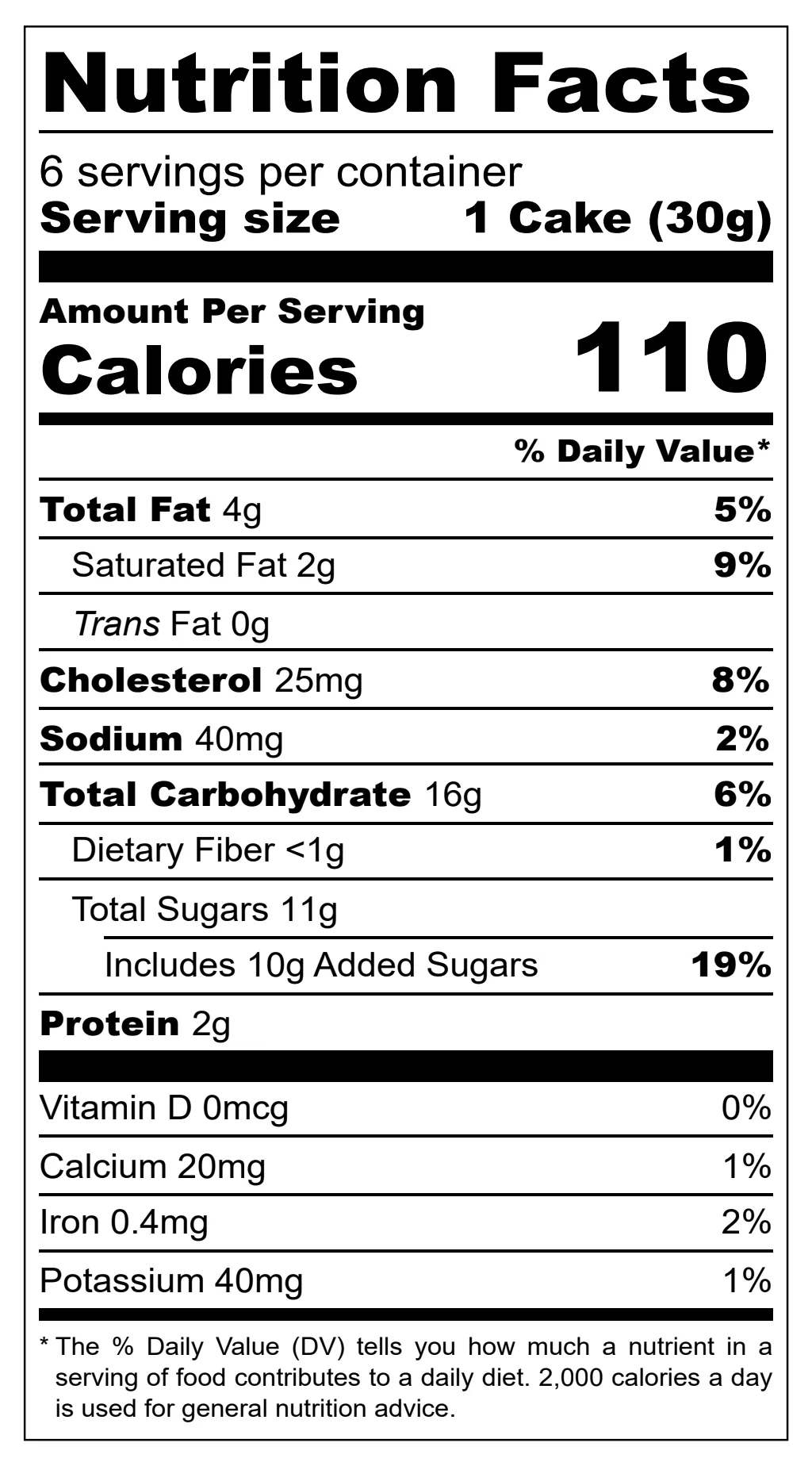 Chocolate Cream-Filled Mini Rolls nutrition facts