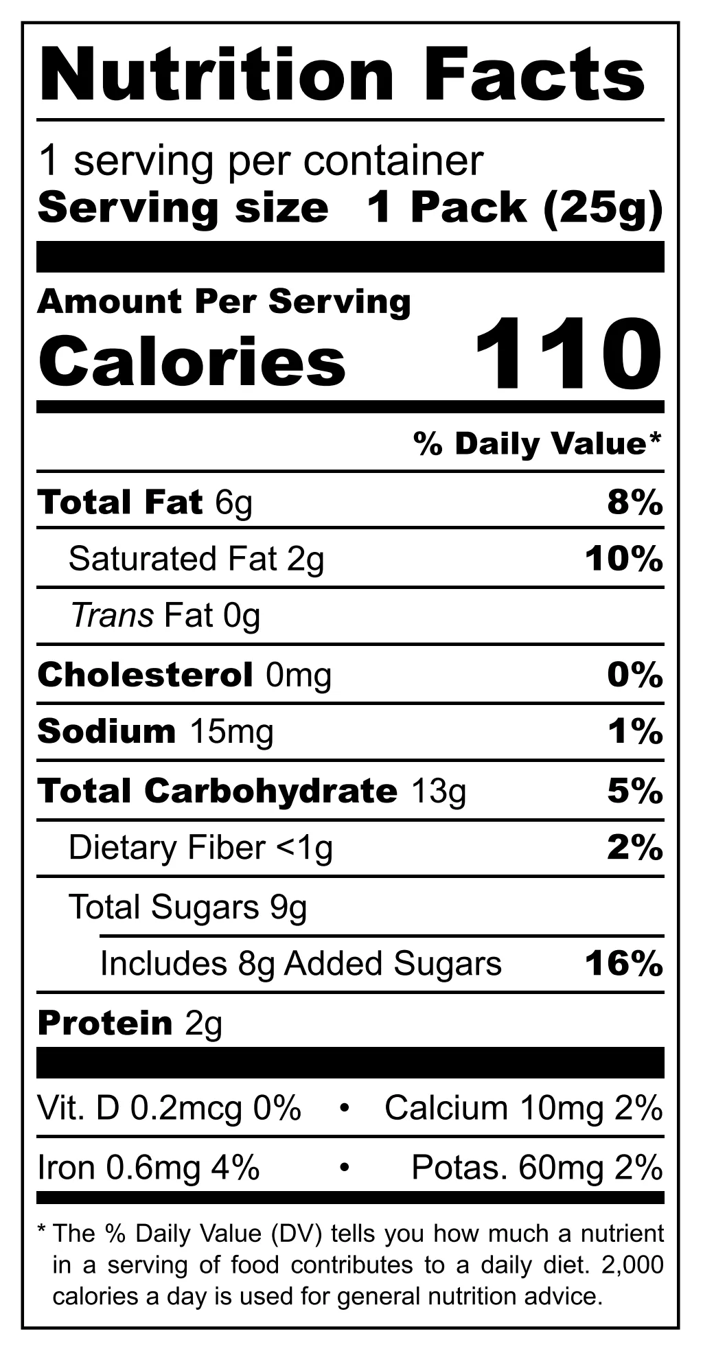 Nugs Milk Caramel & Peanut Chocolate-Covered Bar nutrition facts