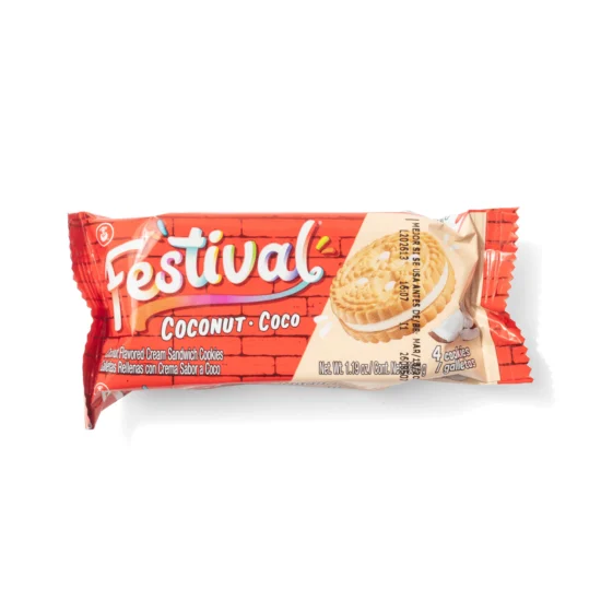 Coconut Cream Sandwich Cookies Package