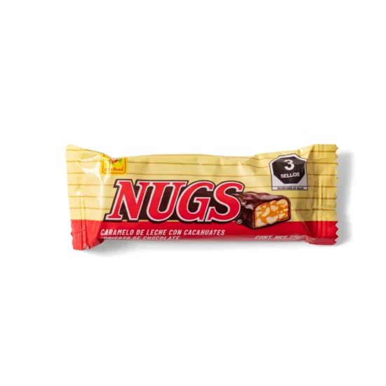 Nugs Milk Caramel & Peanut Chocolate-Covered Bar Package