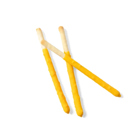 Ticky Yogurt & Orange Cream-Coated Biscuit Sticks Pieces