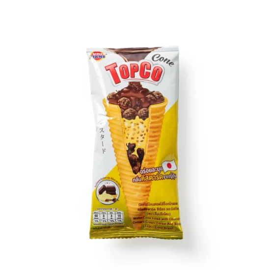 Choco & Custard Cream Wafer Cone image