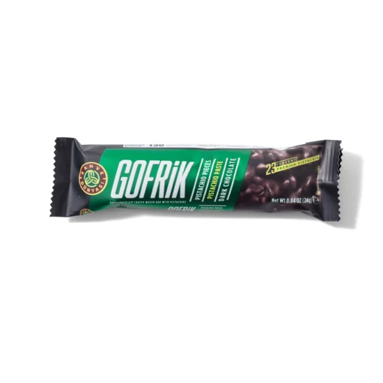 Gofrik Pistachio Dark Chocolate Wafer Package