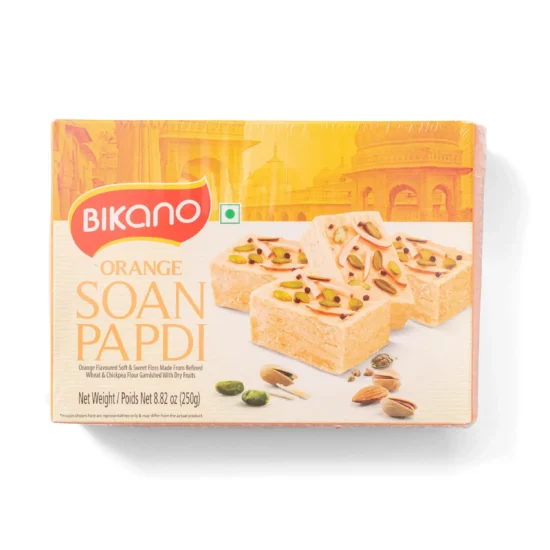 Orange Soan Papdi Package