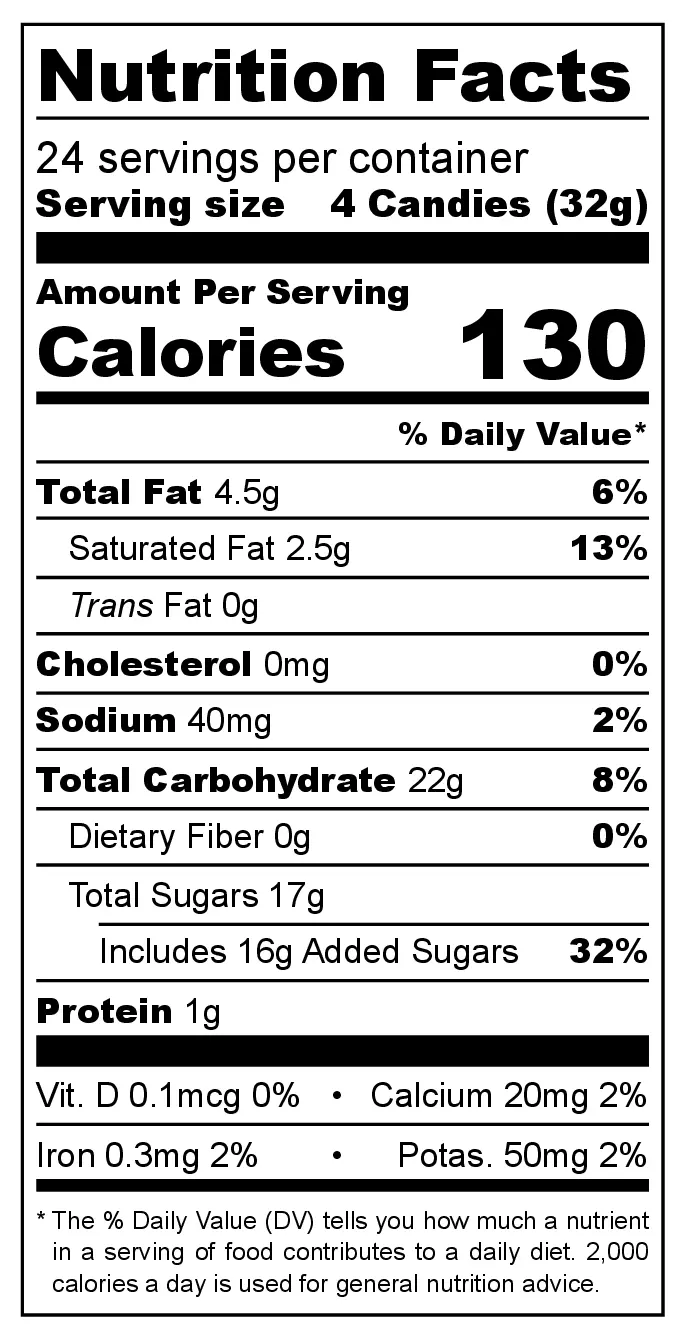Around The World Advent Calendar nutrition facts