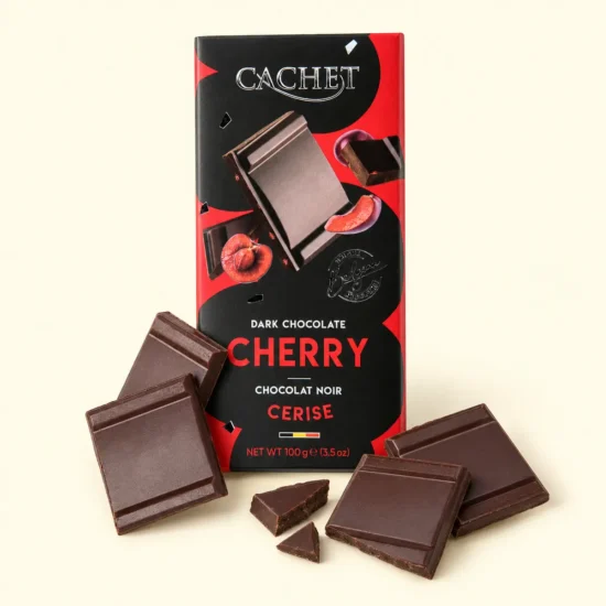 Cherry Dark Chocolate Bar Package