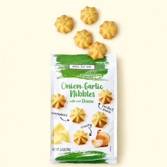 Onion-Garlic & Cheese Nibbles Package