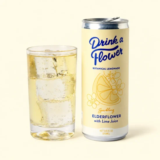 Elderflower & Lime Sparkling Botanical Lemonade Pieces