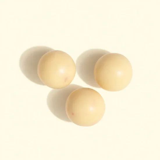 White Choco Balls with Strawberry Bits Pieces