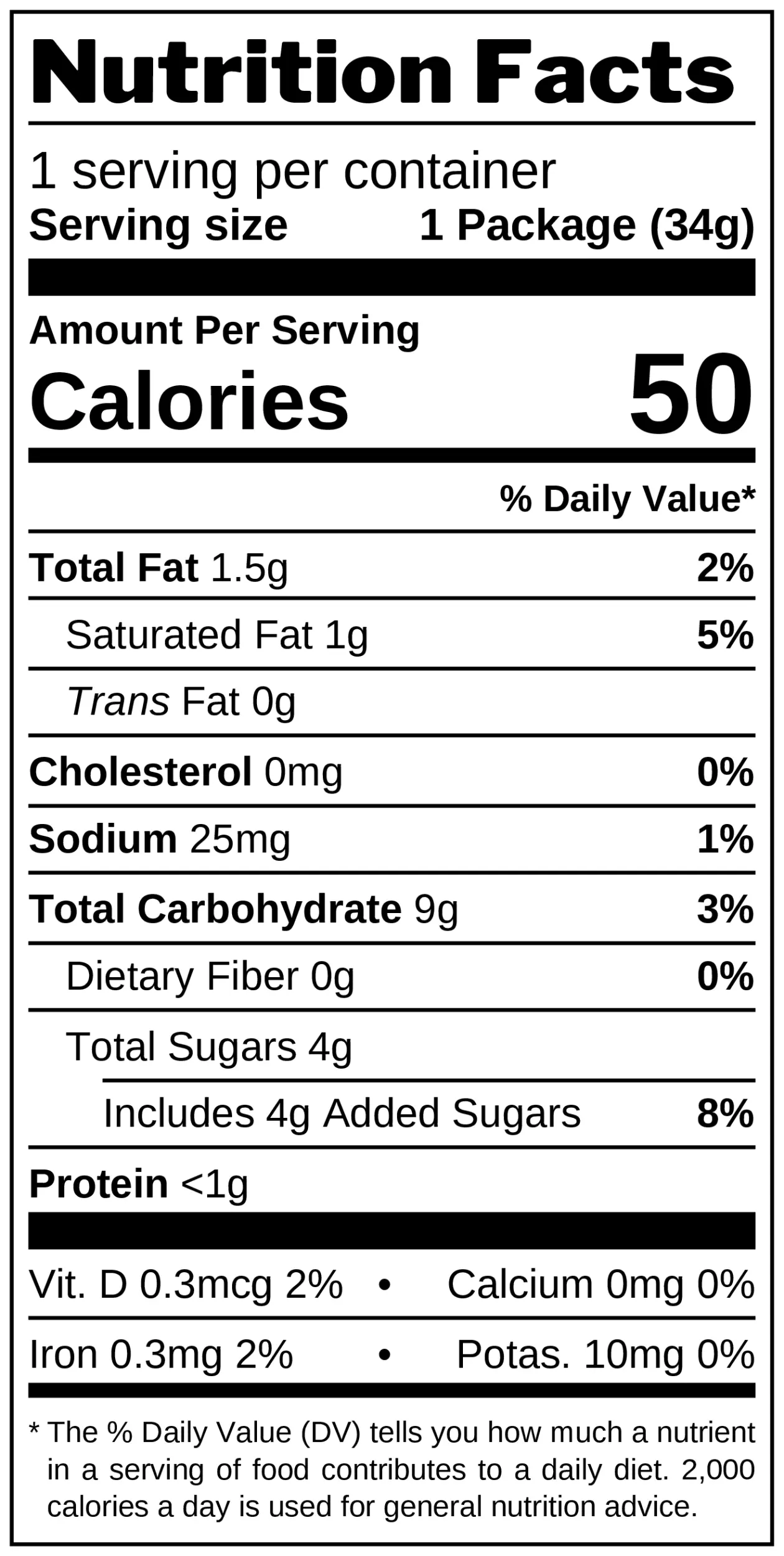 Coconut Cream Sandwich Cookies nutrition facts