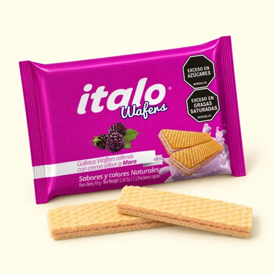 Blackberry Cream-Filled Wafers Package