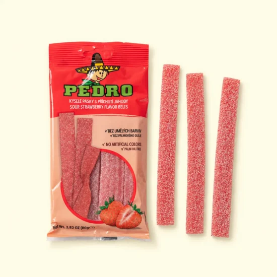 Sour Strawberry Belts Package