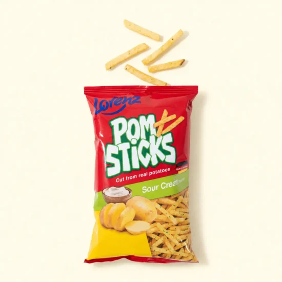 Sour Cream Pom Sticks Package