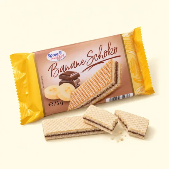 Banana & Chocolate Wafer Package