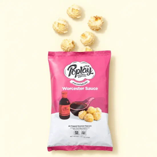Popcorn with Worcester Sauce Flavoring Package