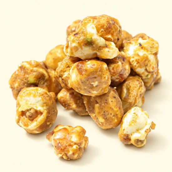 Caramel & Pistachio Popcorn Pieces
