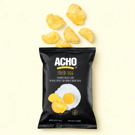 Fried Egg Potato Chips Package