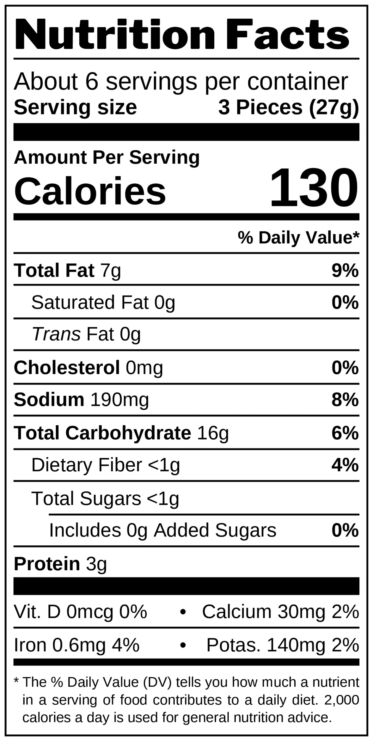 Pan Tosto Tomato & Oregano Bruschetta Bites nutrition facts