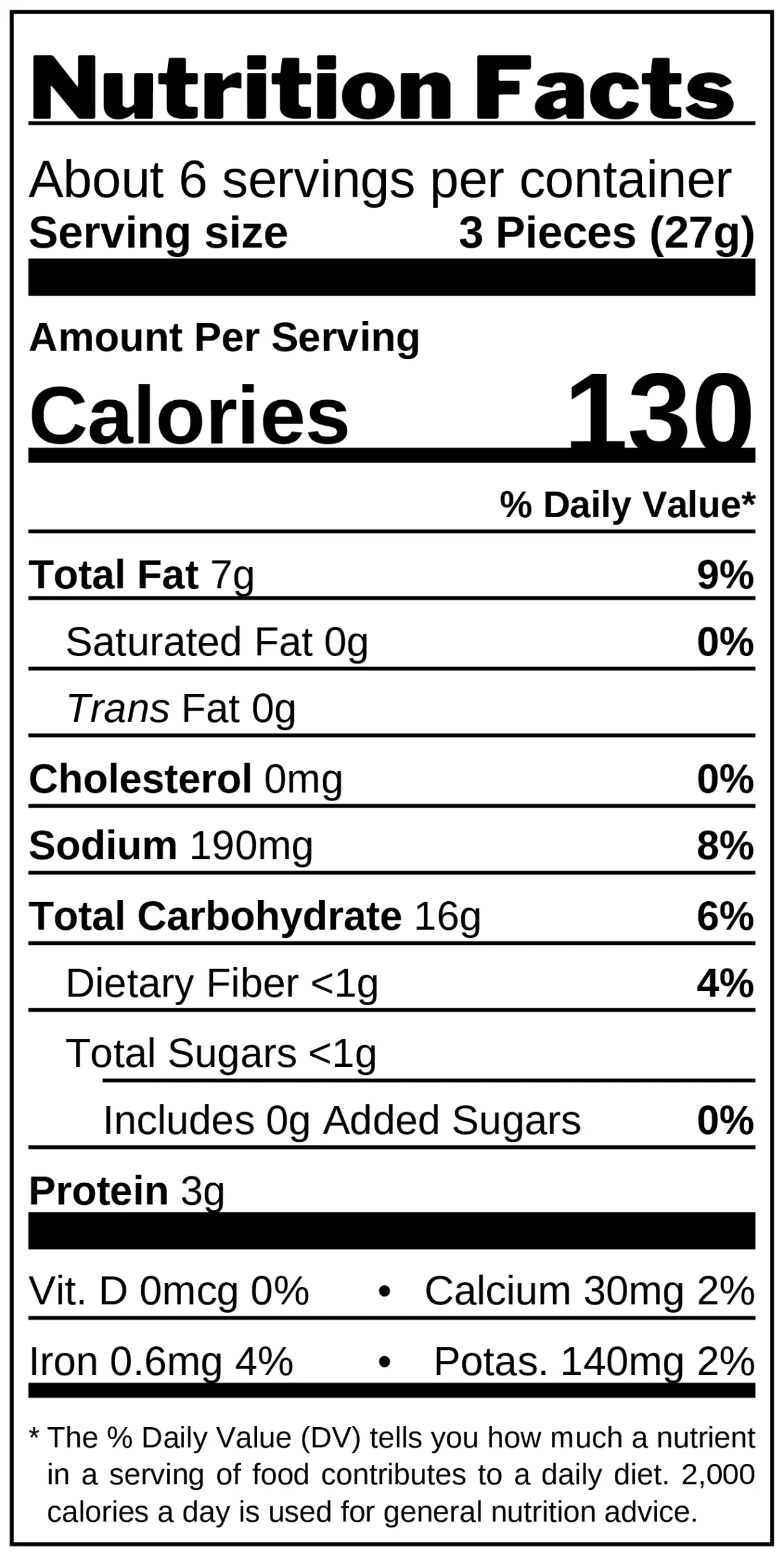 Pan Tosto Tomato & Oregano Bruschetta Bites nutrition facts