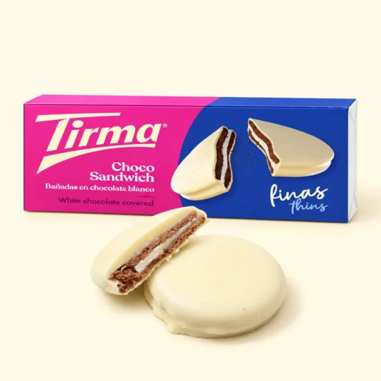 White Chocolate-Coated Cream Cookies Package