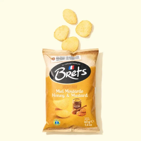Brets Chips Honey & Mustard Package