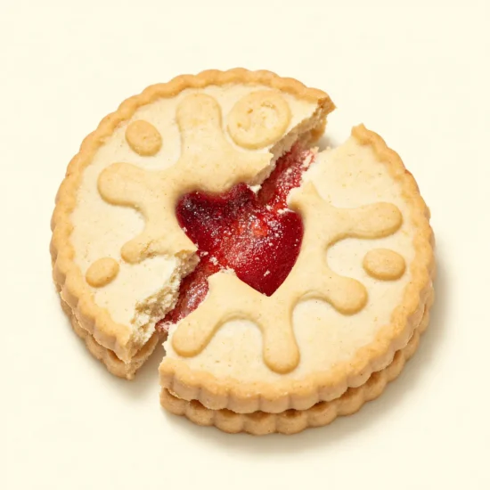 Raspberry Shortcake Cookies Pieces