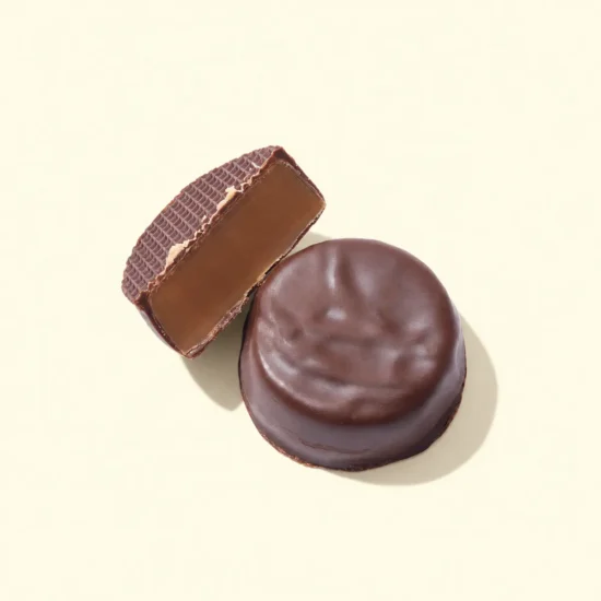 Chocolate & Raspberry Caramels Pieces