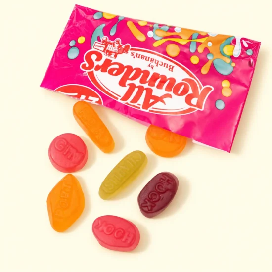 Wine-Inspired Fruity Gummies Pieces