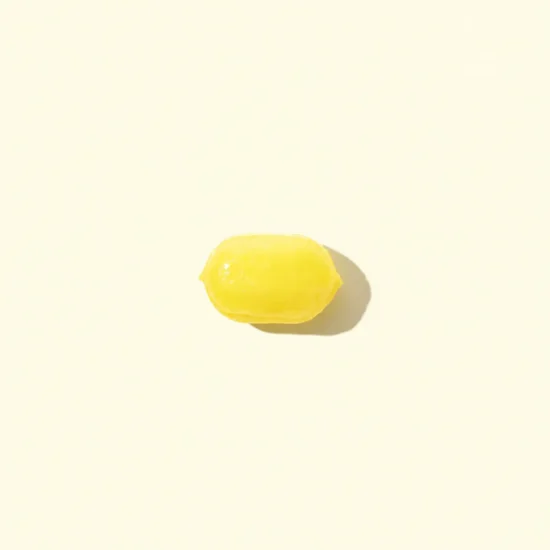 Lemon Hard Candy with Sherbet Center Pieces