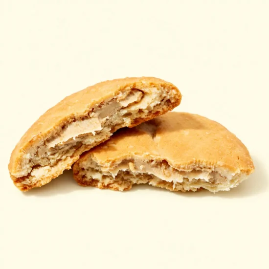 Cookie with Tahini Cream Filling Pieces