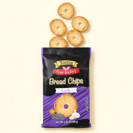 Garlic Bread Chips Package